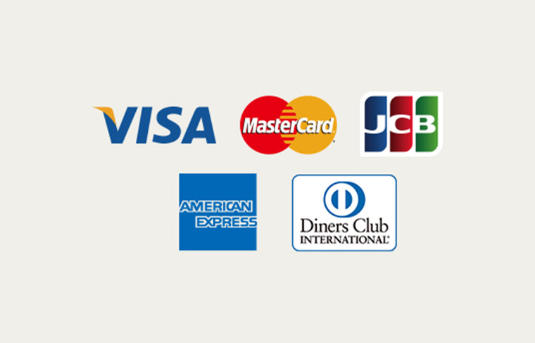 クレジットカード決済利用可能ブランド