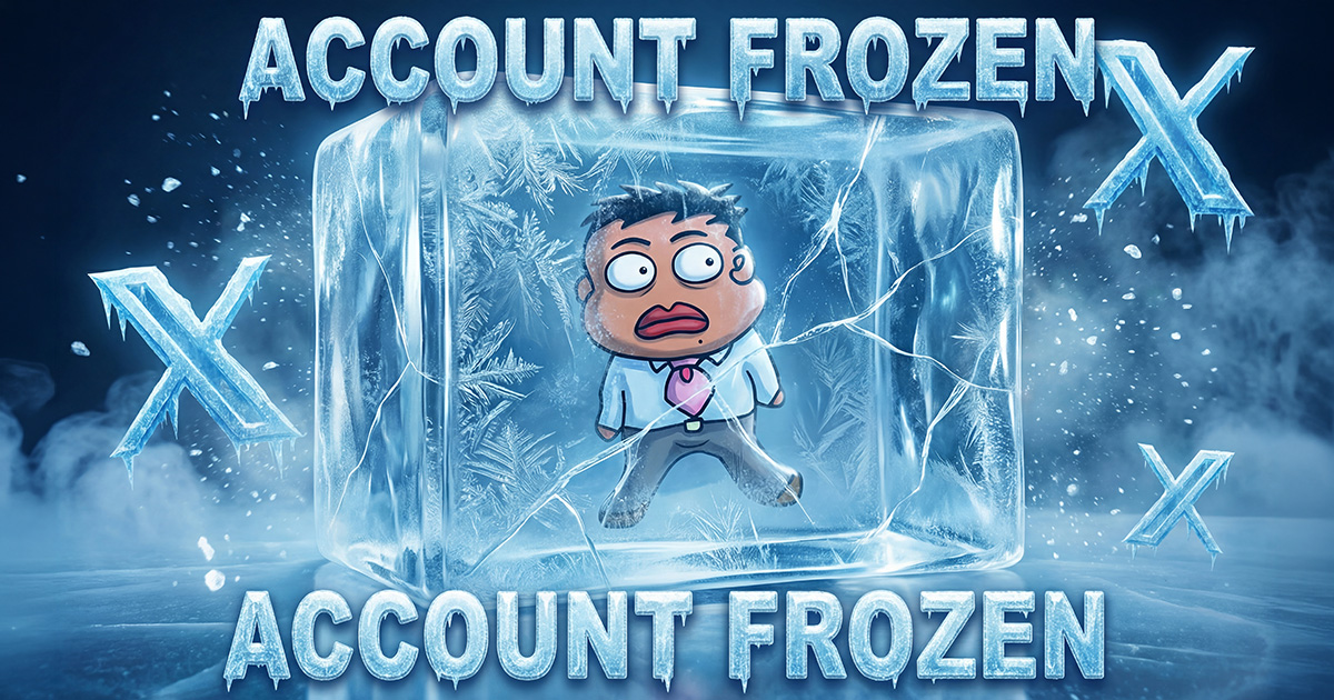 Xアカウント凍結イメージ